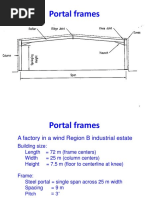 Portal Frame Design and Calculations | PDF | Framing (Construction ...