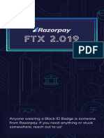 Razorpay FTX 2019 - Agenda, Speakers & More PDF