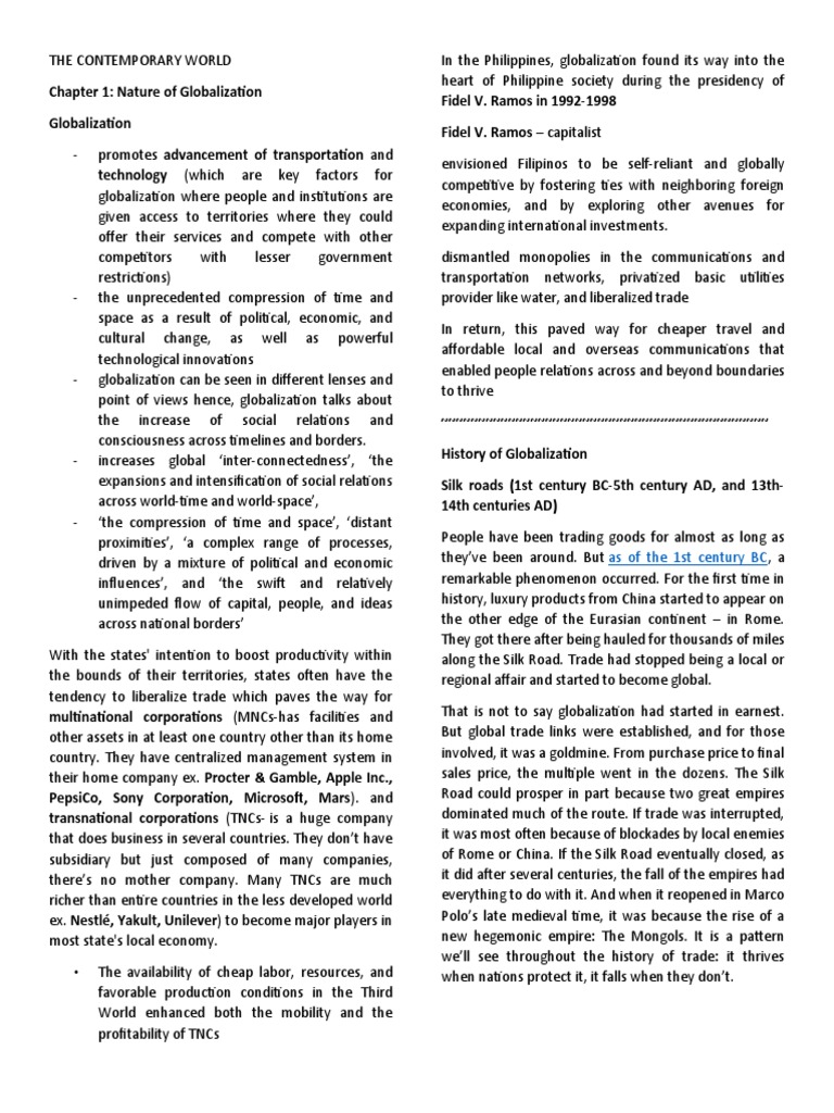 Understanding Globalization Dynamics | PDF | International Monetary ...