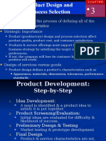 Product Design Is The Process of Defining All of The Product's Characteristics Strategic Importance
