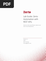 Lab Guide - Automating Zerto