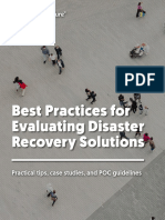Best Practices For Evaluating Disaster Recovery Solutions: Practical Tips, Case Studies, and POC Guidelines