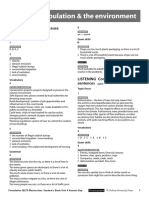 UNIT 4 Population & The Environment: SPEAKING Describing Cause and Effect