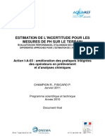 2010LNE2 - Guide - Estimation - Incertitudes - PH - Terrain PDF