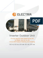 Inverter Outdoor Unit: For Air Source Split Heat Pump Air To Water and Air To Air 2 To 16 KW Output Heating and Cooling