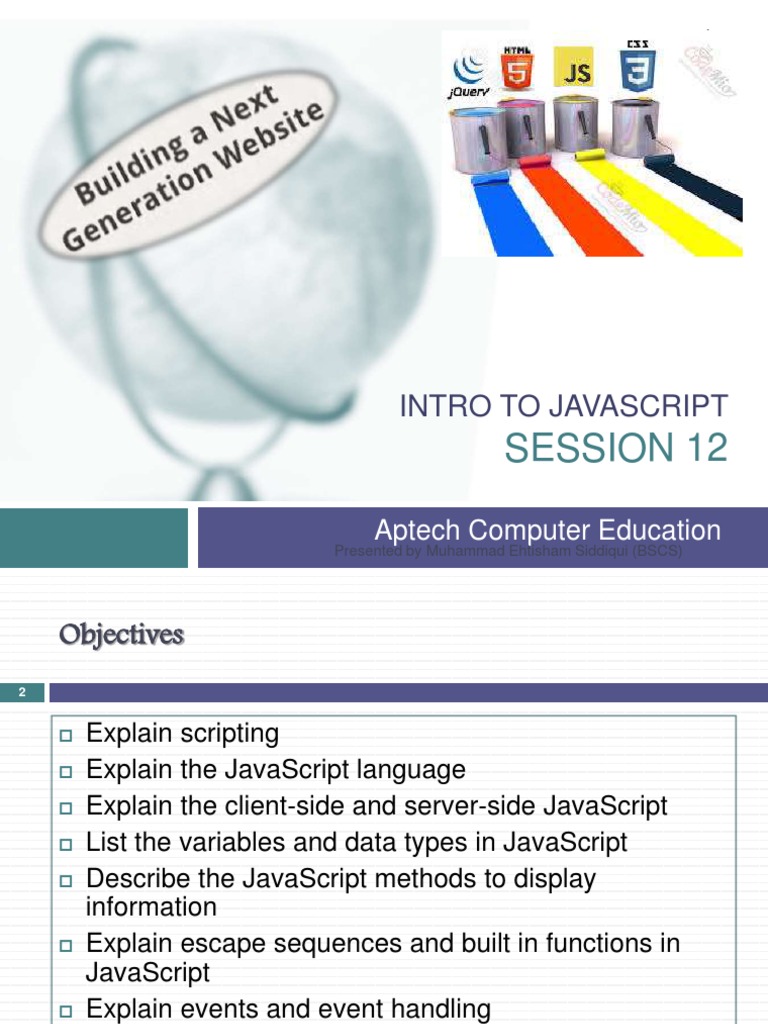 Javascriptsession1 180528082723 | PDF | Dynamic Web Page | Java Script