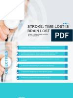 STROKE: TIME LOST IS BRAIN LOST