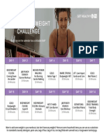 At Home Bodyweight Challenge Calendar 1