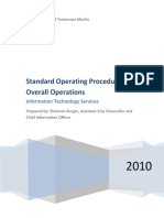 ITServices SOP OverallOperations2010 - Version1.3