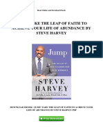 Jump Take The Leap of Faith To Achieve Your Life of Abundance by Steve Harvey