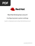 Red Hat Enterprise Linux-8-Configuring Basic System settings-en-US PDF