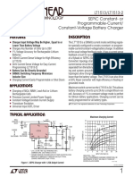 Descriptio Features: LT1513/LT1513-2 SEPIC Constant-Or Programmable-Current/ Constant-Voltage Battery Charger