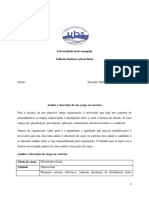 Analise e Descricao de Um Cargo Ou Carreira Rh PDF