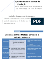 Métodos de Apuramento Dos Custos de Produção PDF