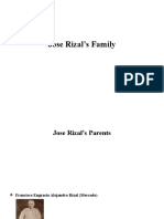 Rizal Family Tree