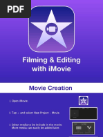 Filming and Editing With Imovie