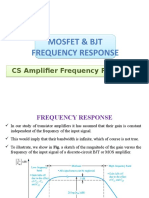 Mosfet & BJT Frequency Response