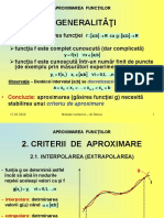 2-Aproximarea Funcţiilor PDF