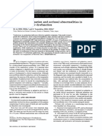 Tenderness On Palpation and Occlusal Abnormalities in Temporomandibular Dysfunction