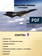 Air Breathing Engines (Scramjet) : Presented by Dhanaraj.J.Kamble