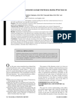 Sixty-Eight Years of Experimental Occlusal Interference Studies: What Have We Learned?