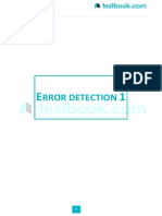 Error Detection & Sentence Correction