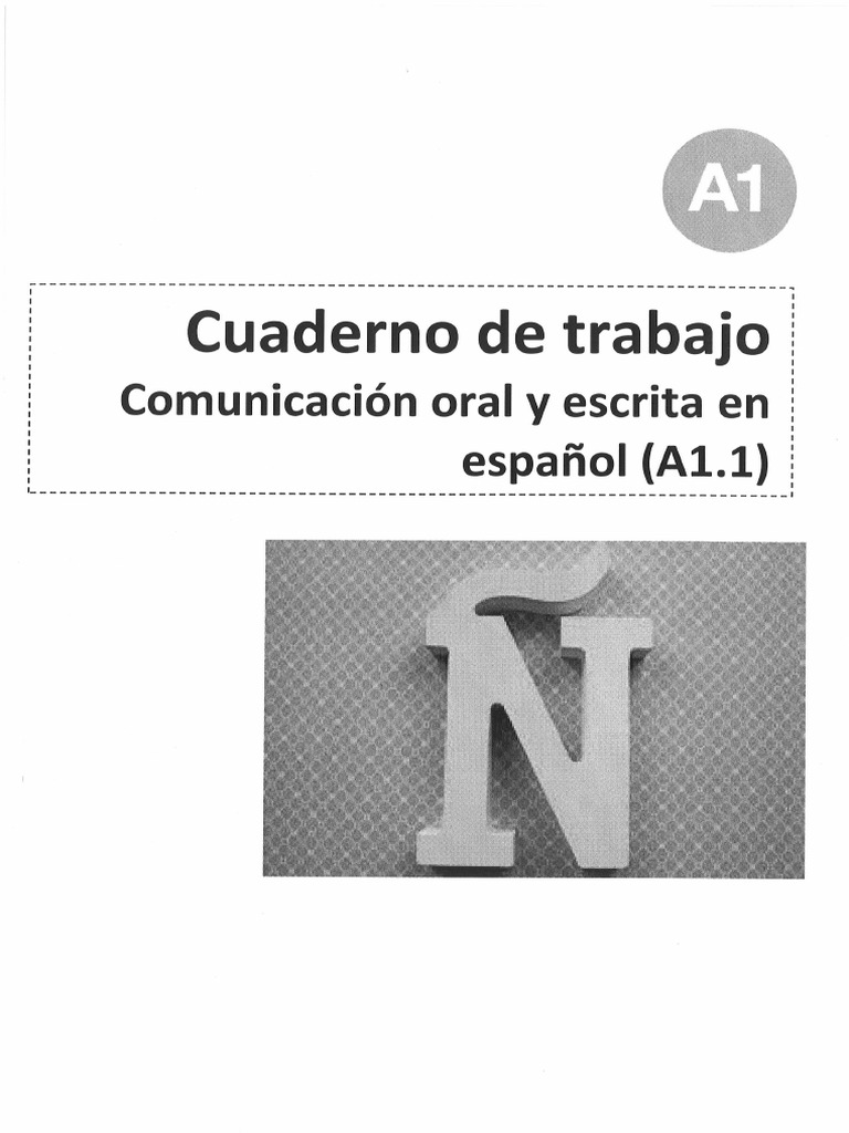 Spanish Book Cuaderno De Español A1 1 Pdf Pdf