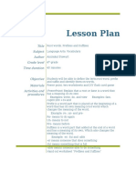 Lesson Plan: Title Subject Author Grade Level Time Duration