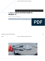 5 Ways To Check Hard Disk Health On Windows 10 - Make Tech Easier PDF