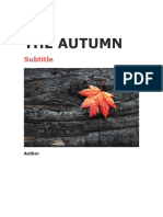 The Autumn: Subtitle