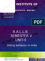 Voting behavior in India .pptx