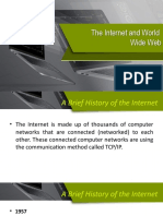 The Internet and World Wide Web