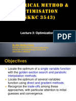 Lecture 3 - Optimization PDF