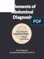 5 Elements of Abdominal Diagnosis