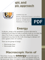 Presentation On Macroscopic and Microscopic Approach