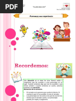 Narramos una experiencia