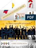 Democracia en El Ecuador