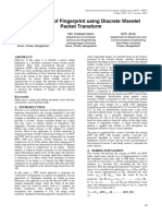 Identification of Fingerprint Using Discrete Wavelet Packet Transform