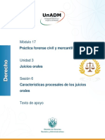 Módulo 17: Práctica Forense Civil y Mercantil