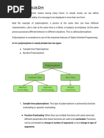 Polymorphism in C++