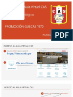 Ingreso Al AULA VIRTUAL CAS