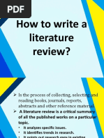 Chapter 2: Literature Review Synthesis Guide | PDF | Theory | Science