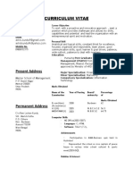 Ashis Kundu: Curriculum Vitae