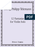Telemann.12 Fantasias For Violin Solo PDF
