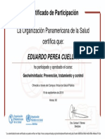 Geohelmintiasis Prevención, Tratamiento y Control-Certificado 303813