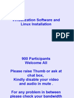 Virtualization Software and Linux Installation Guide