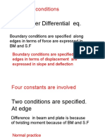 Boundary conditions for fourth order differential equations