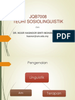 Teori Sosiolinguistik PDF
