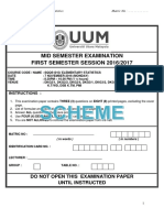Scheme MIDSEM 2016-2017 PDF