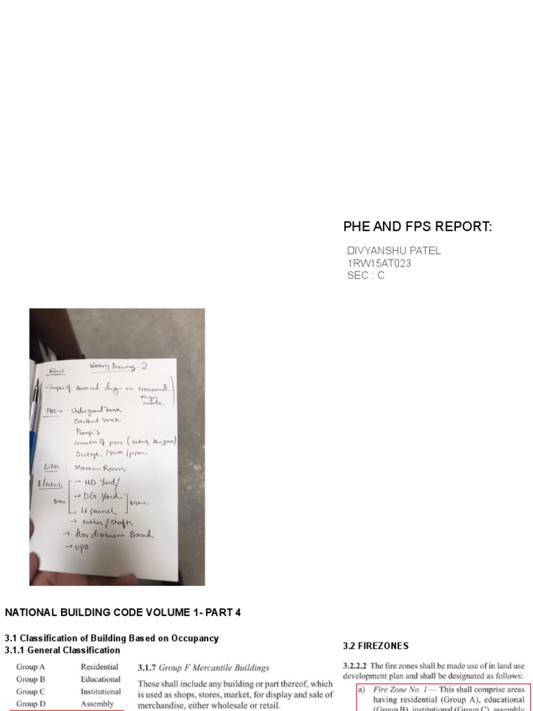 FPS AND PHE Report | PDF | Fire Sprinkler System | Fires